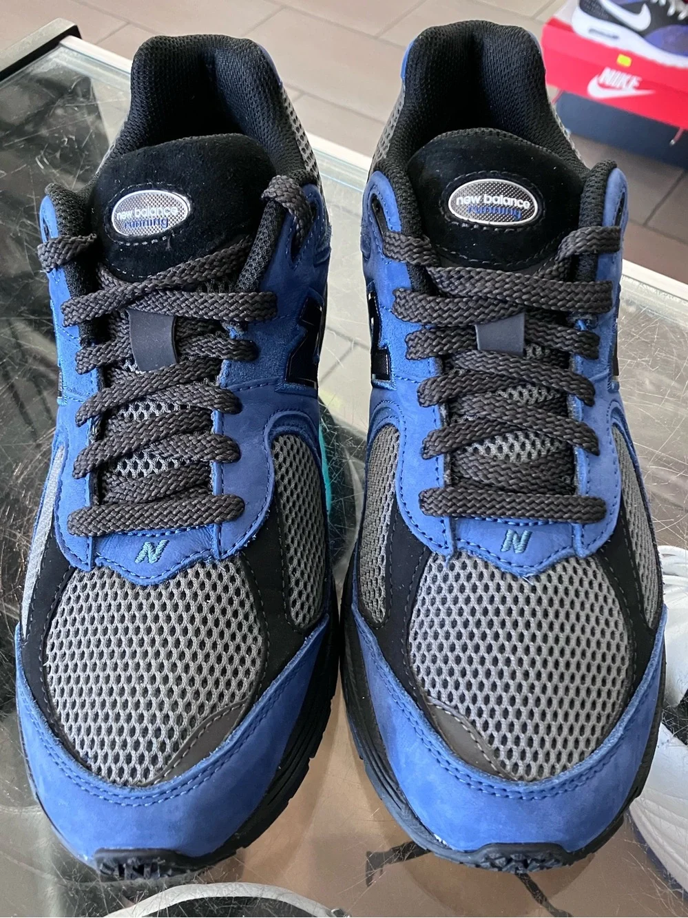 New Balance 2002R Magic Blue Castlerock Size 8.5